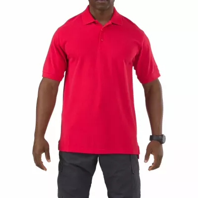 Футболка Поло тактична з коротким рукавом "5.11 Tactical Professional Polo - Short Sleeve" Range Red