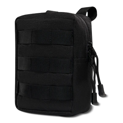 Підсумок утилітарний L. Кріплення Molle. Cordura 500D. Чорний.