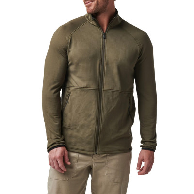 Куртка флисовая 5.11 Tactical® Stratos Full Zip. Олива. Размер S.