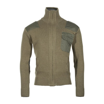 Светр з "блискавкою" Olive