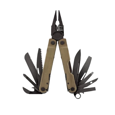 Мультитул Leatherman® (США) Rebar на 17 инструментов из нержавеющей стали, нейлоновый чехол. Койот