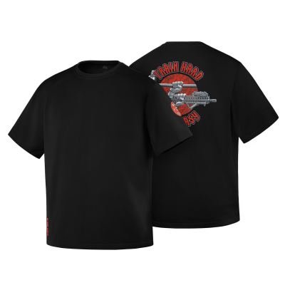 Футболка M-Tac Train Hard Oversized Cotton Hard Black, чорний
