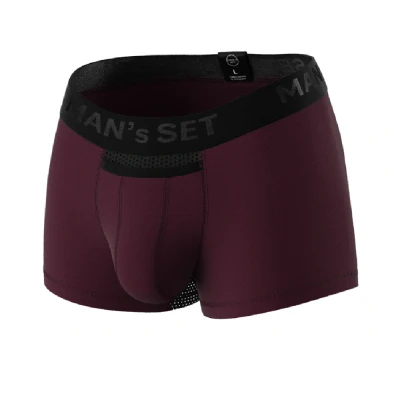 Труси чоловічі анатомічні з сіткою Men's Set Anatomic Classic Light Black Series. Марсала Труси чоловічі анатомічні з сіткою Men's Set Anatomic Classic Light Black Series. Марсала