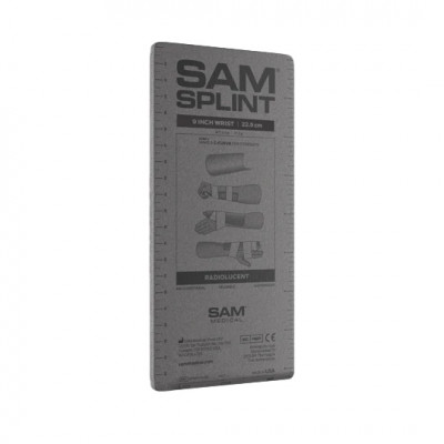 Медицинская шина SAM® Splint (США) плоская, 22.86 см, серая