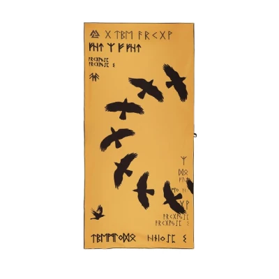 Рушник мікрофібровий Peresvit Sports Towel, 60х120 см. Valhalla Dream Yellow Black Рушник мікрофібровий Peresvit Sports Towel, 60х120 см. Valhalla Dream Yellow Black