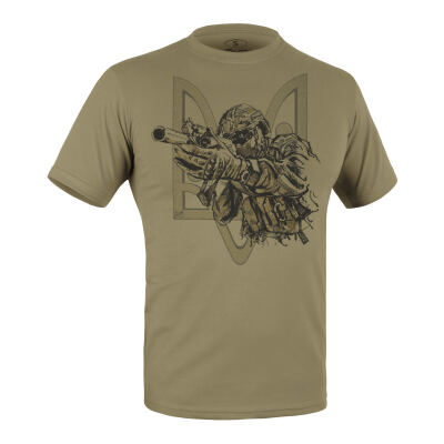 Футболка з малюнком "UA Special Forces" Tan 499