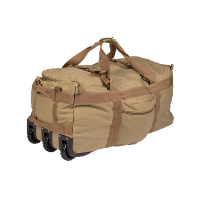 Сумка транспортна Sturm Mil-Tec "Combat Duffle Bag with Wheel" Coyote