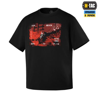 Футболка M-Tac One Shot Oversize Чорна, black, чорний