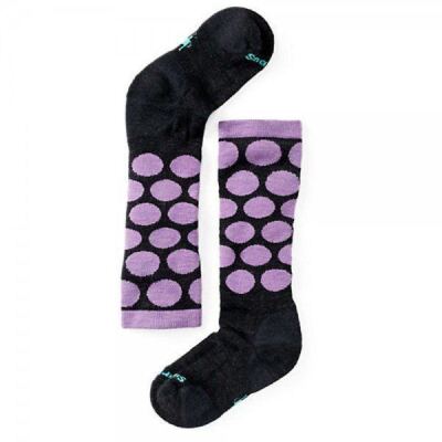 Носки для девочек Smartwool Wintersport All Over Dots, Charcoal