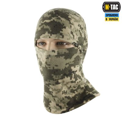 Балаклава-ніндзя M-Tac Elite фліс (320г/м2) Піксель (ММ-14) S-L