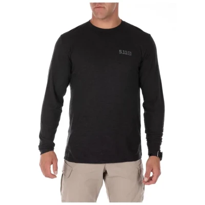 Кофта-лонгслів 5.11 Tactical Trublend Legacy Tee. Колір black heather Кофта-лонгслів 5.11 Tactical Trublend Legacy Tee. Колір black heather
