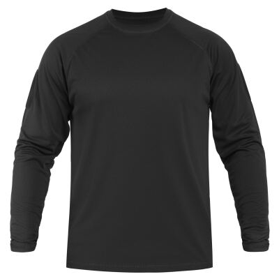 Футболка с длинным рукавом быстросохнущая "TACTICAL LONG SLEEVE SHIRT QUICKDRY" Black