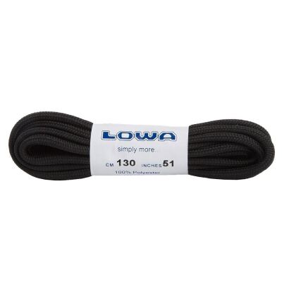 Шнурки LOWA ATC Lo 130 cm, чорний