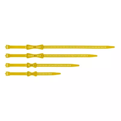 Набор стяжек Sea to Summit Stretch-Loc 4 Piece – Серовато-желтый