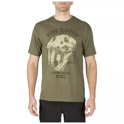 Футболка з малюнком "5.11 Apex Predator Tee" Military Green