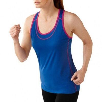 Женская майка Smartwool PhD Ultra Light Tank, Bright Blue