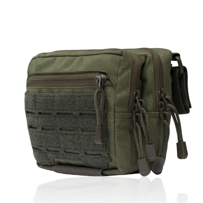 Сумка-напашник PRO 2-го класу захисту. Розмір L (16х22 см). Матеріал Cordura 1000. Олива
