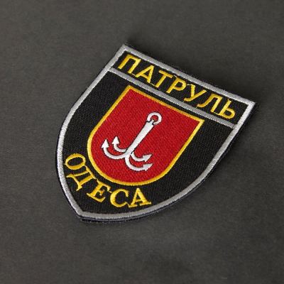 Шеврон/липучка Патруль Одеса Black