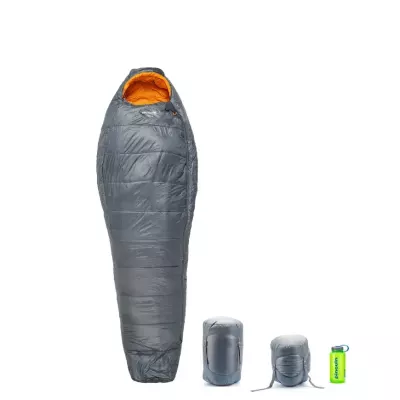 Спальный мешок Pinguin Topas, 175 см, ліва блискавка – Серый