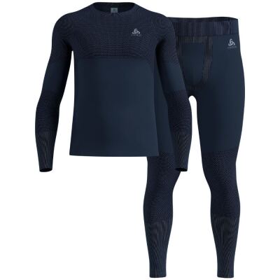 Комплект Odlo Fundamentals Performance Warm, Dark Sapphire