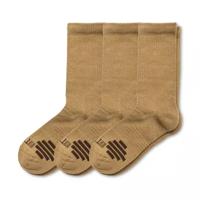 Шкарпетки тактичні "5.11 Tactical® Duty Ready Plus Crew Socks" (3 пари) US Dark Coyote