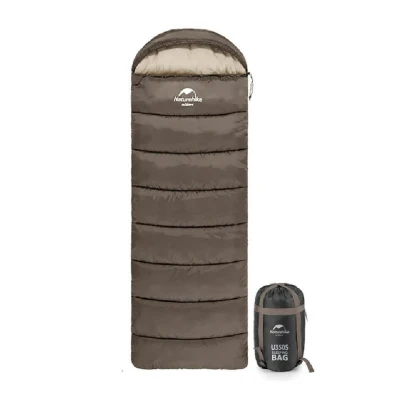 Спальный мешок Naturehike U250 (6°C до -10°C). Правый. Коричневый Спальный мешок Naturehike U250 (6°C до -10°C). Правый. Коричневый