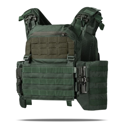 Плитоноска улучшенная (PRO) с увеличенными камербандами | под бронеплиты 25х30 см. Олива Плитоноска улучшенная (PRO) с увеличенными камербандами | под бронеплиты 25х30 см. Олива