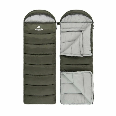 Спальний мішок Naturehike U350 (від 1°C до -13°C). Лівий. Олива