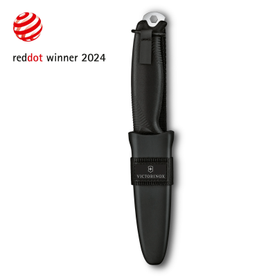 Ніж Victorinox Venture, чорний, клинок 105 мм, сталь Sandvik 14C28N