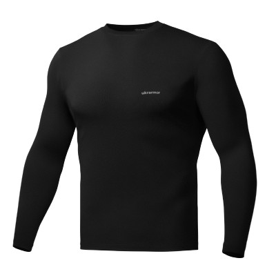 Кофта-лонгслів Ukrarmor Pulse Longsleeve. Cotton and Elastane. Чорний