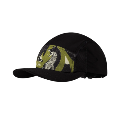 Кепка Buff 5 Panel Go Cap, Rub Chomp Black