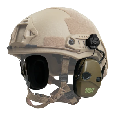 Активные наушники Howard Leight Impact Sport Bluetooth с дополнительными гелевыми амбушюрами. Олива