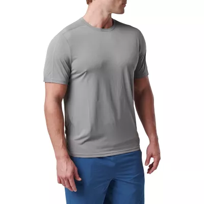Футболка тактична потовідвідна "5.11 Tactical No Mercy PT-R Short Sleeve Top" Overcast Grey