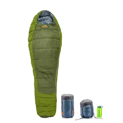 Спальный мешок Pinguin Comfort PFM, 195 см, 195 л, ліва блискавка – Хаки