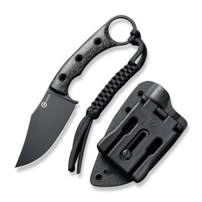 Ніж фіксований Civivi Midwatch Чорний N690 Micarta