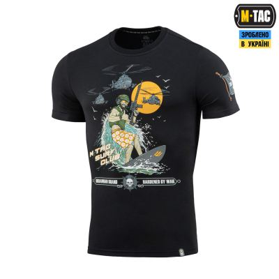 Футболка M-Tac Surf Club Чорна, black, чорний