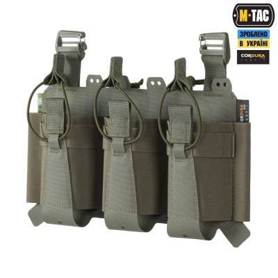 Передня панель M-Tac для плитоноски Cuirass QRS на три магазини, Ranger Green