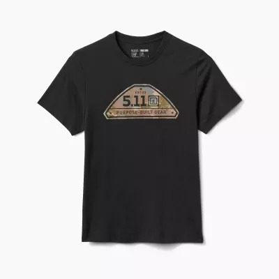 Футболка з малюнком "5.11 Tactical® Camo Crest" Black