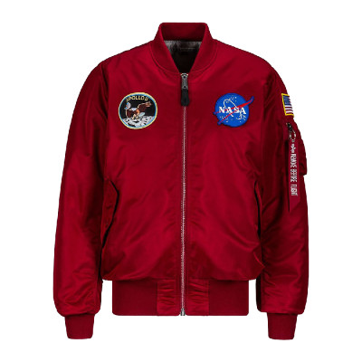 Куртка Alpha Industries Apollo MA-1 Bomber W. Красный