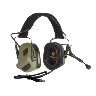 Активные наушники Earmor M32 Plus, наголовье. Олива Активные наушники Earmor M32 Plus, наголовье. Олива