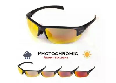 Очки фотохромные (защитные) Global Vision Hercules-7 Photochromic Anti-Fog (G-Tech™ red), фотохромные зеркальные красные