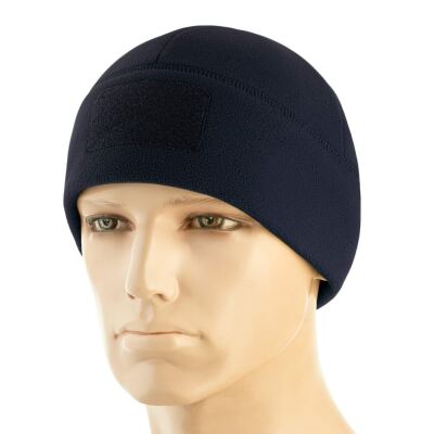 Шапка M-Tac Watch Cap Elite фліс (320г/м2) з липучкою Dark Темно, dark Navy Blue