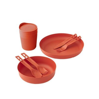 Набір посуду Sea to Summit Passage Dinnerware Set, 1P, 7 Piece, 7 предметів, Spicy Orange