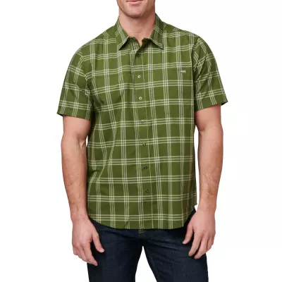 Сорочка тактична "5.11 Tactical® Wyatt Plaid Short Sleeve Shirt" Greenzone Plaid