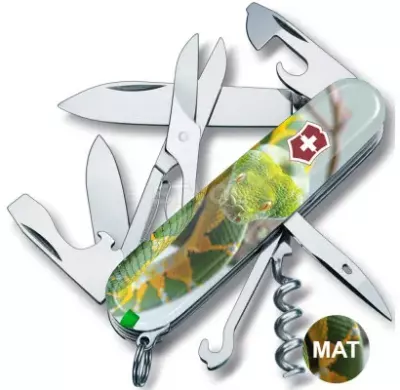 Ніж Victorinox Swiss Army Climber Zodiac Зелена змія