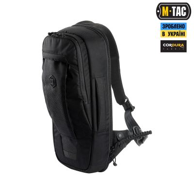 Рюкзак однолямковый M-Tac Agent Elite Hex Черный