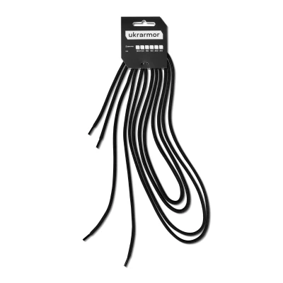 Шнурки для тактической и треккинговой обуви, 160 см. Черный Шнурки для тактической и треккинговой обуви, 160 см. Черный