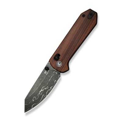 Ніж складаний Civivi Yonder Damascus / Guibourtia Wood, коричневий