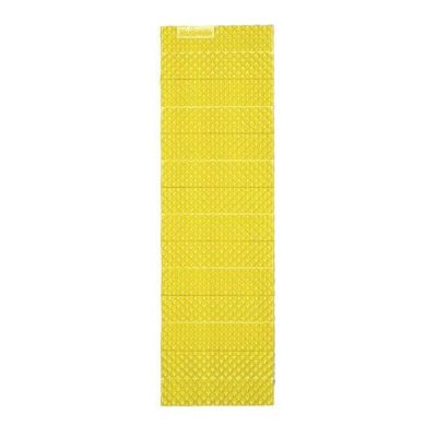 Килимок туристичний складаний Naturehike NH19QD008 IXPE з алюмінієвою плівкою 185x56x1.8 см жовтий