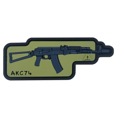 Патч (шеврон) «АКС 74» от А.Т.А.К.А. Мягкий ПВХ пластик. Олива Патч (шеврон) «АКС 74» от А.Т.А.К.А. Мягкий ПВХ пластик. Олива
